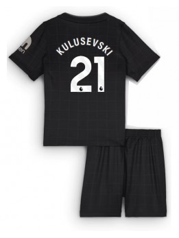 Tottenham Hotspur Dejan Kulusevski #21 Dječji Gostujuci Dres kompleti 2025-26 Kratak Rukavima (+ kratke hlače)